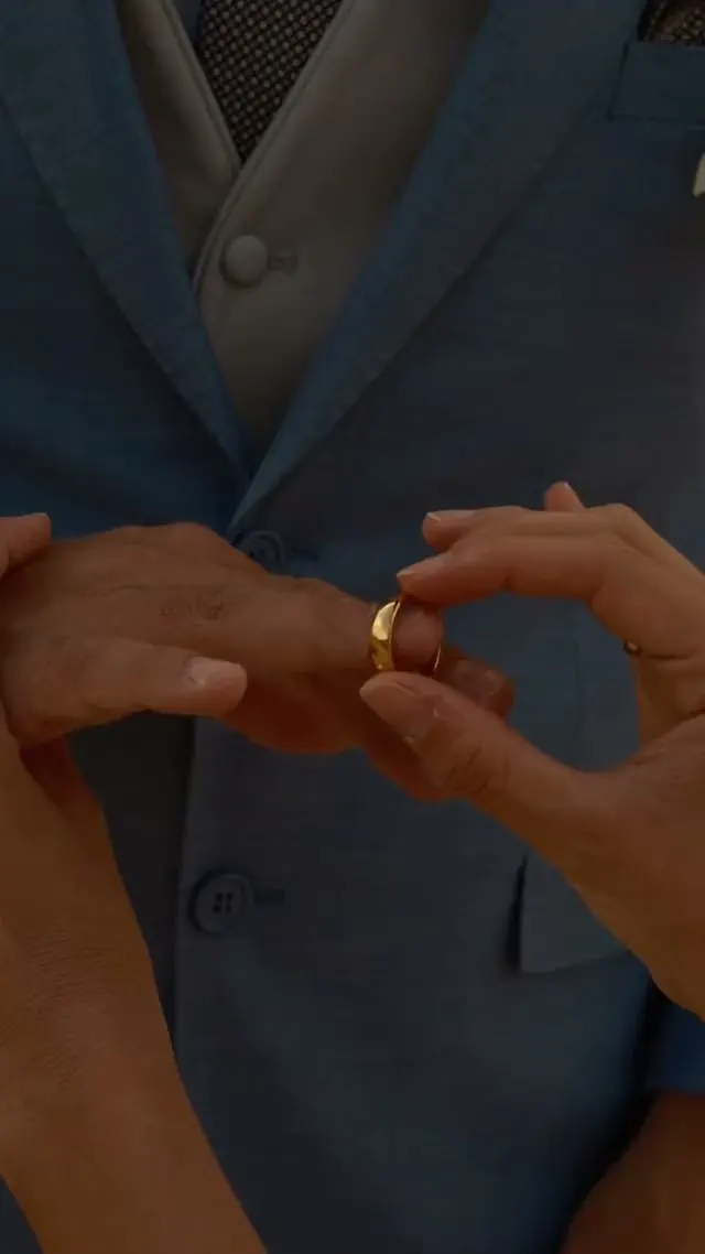 The ring slipped onto her finger